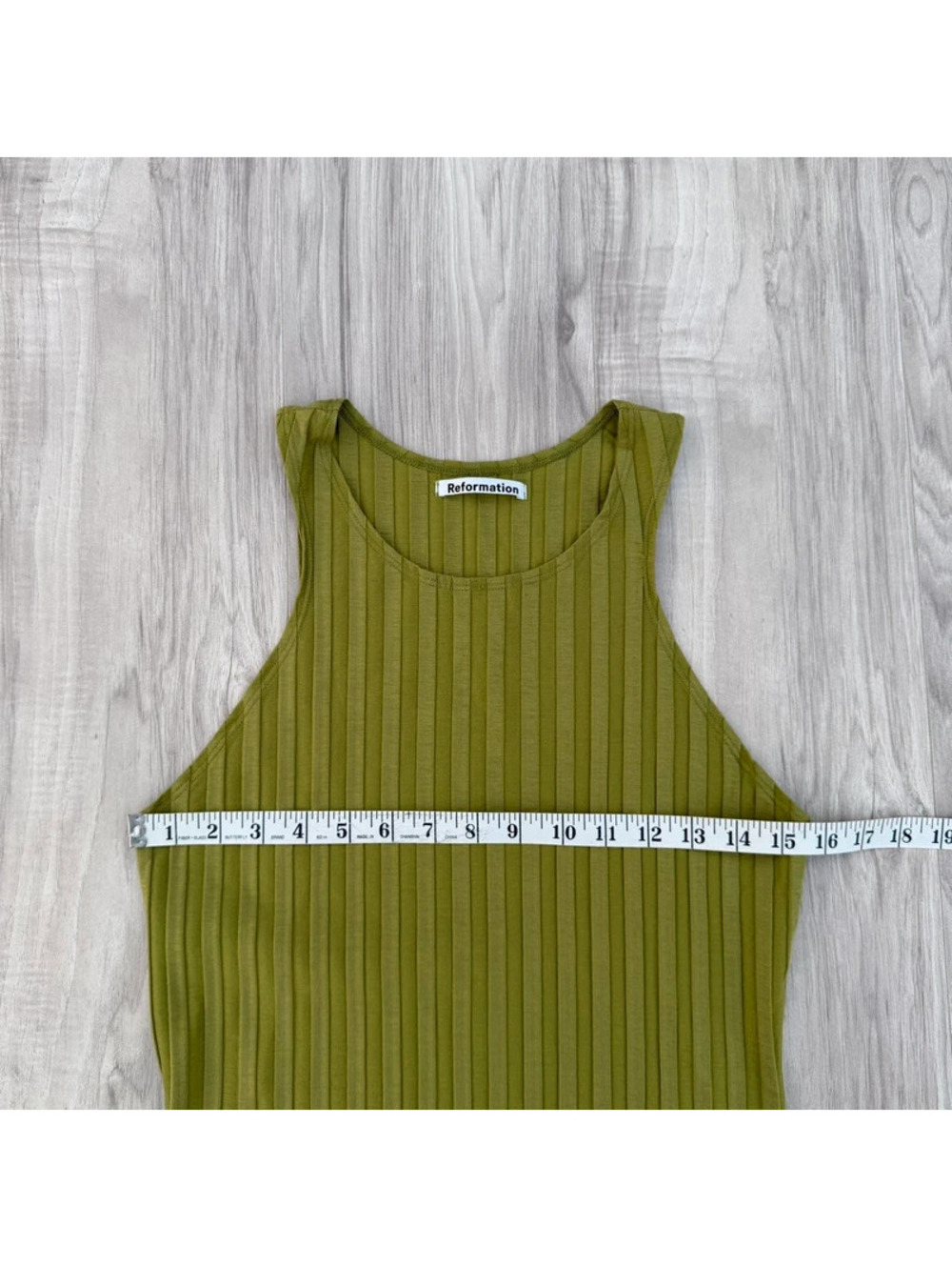 Reformation Mel Ribbed Mini Dress - Picture 5 of 6